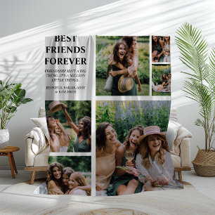 Modern Beste Vrienden Voor Altijd   6 Foto Fleece Deken