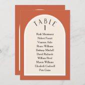 modern bestemmingsplan voor Terracotta Kaart (Voorkant / Achterkant)