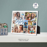 Modern Besties 11 Foto Collage Script Fotoplaat<br><div class="desc">Creëer een unieke en leuke persoonlijke, aangepaste deken van het kleurenfotogeheugen voor uw beste vriend of BFF die deze makkelijk te uploaden sjabloon van het fotocollage raster met 11 afbeeldingen in diverse vormen en grootte zowel horizontaal als verticaal gebruiken om een breed scala aan fotografische onderwerpen aan te passen. De...</div>