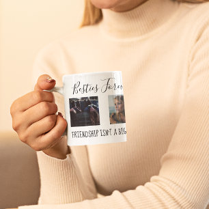 Modern   Besties   4 Foto Tweekleurige Koffiemok