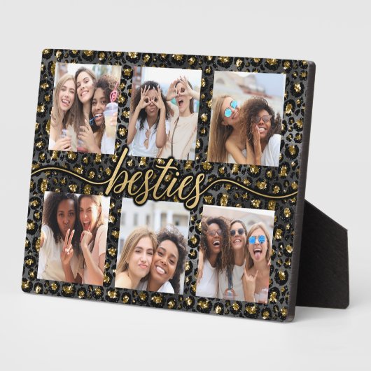 Modern Besties BFF Beste vrienden Foto cadeau Fotoplaat (Zijkant)