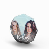 Modern Besties calligrafie overlay Fotoblokken (Rechts)