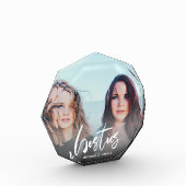 Modern Besties calligrafie overlay Fotoblokken (Links)