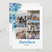 Modern Besties Forever Foto's Vakantie Kaart (Voorkant / Achterkant)