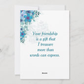 Modern Besties Forever Foto's Vakantie Kaart (Achterkant)