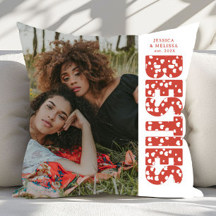 Modern Besties Foto Gift Sierkussen