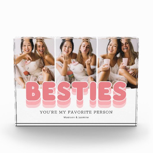 Modern Besties Friendship Fotoblokken (Voorkant)