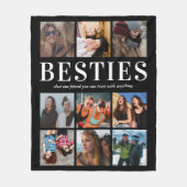 Modern Besties Gift | Beste vrienden Fleece Deken (Voorkant)