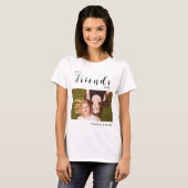 Modern Besties Photo T-shirt – Aangepast BFF T-shi (Voorkant volledig)