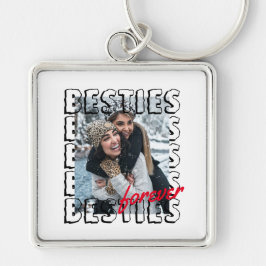 Modern Besties voor Typografie Sleutelhanger