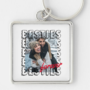 Modern Besties voor Typografie Sleutelhanger