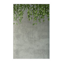 Modern Beton & Wingerd Muur Kunst van Acryl