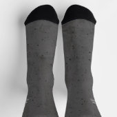 Modern Beton Wit en Donkergrijs Sokken (Top)