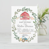 Modern betreffende de uitnodiging van het Boerderi (Staand voorkant)