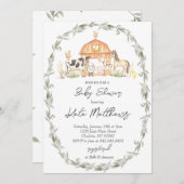 Modern betreffende de uitnodiging van het Boerderi (Voorkant / Achterkant)