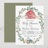 Modern betreffende de uitnodiging van het Boerderi (Voorkant / Achterkant)