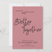 Modern Better Together Dusty Roos Save The Date (Voorkant)