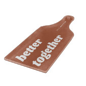 Modern Better Together Terracotta Charcuterie Snijplank (Hoek)