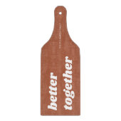 Modern Better Together Terracotta Charcuterie Snijplank (Voorkant)