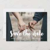 Modern Bewaar de datumfoto Aankondiging (Voorkant)