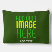 MODERN BEWERKBAAR BOS GROEN AFBEELDING TEKST SJABL ETUI (Achterkant)