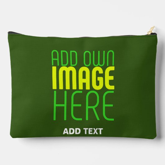 MODERN BEWERKBAAR BOS GROEN AFBEELDING TEKST SJABL ETUI (Achterkant)