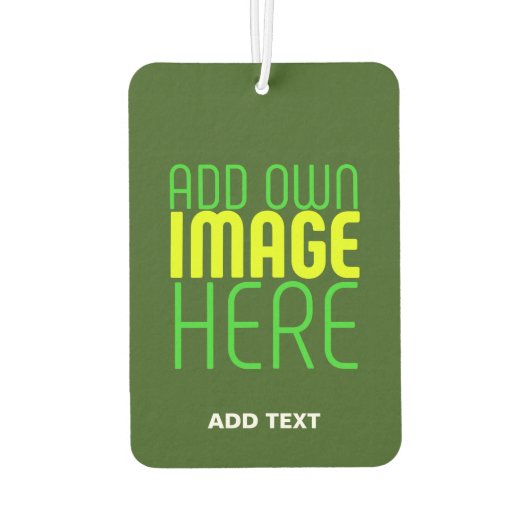 MODERN BEWERKBAAR BOS GROEN AFBEELDING TEKST SJABL LUCHTVERFRISSER (Achterkant)