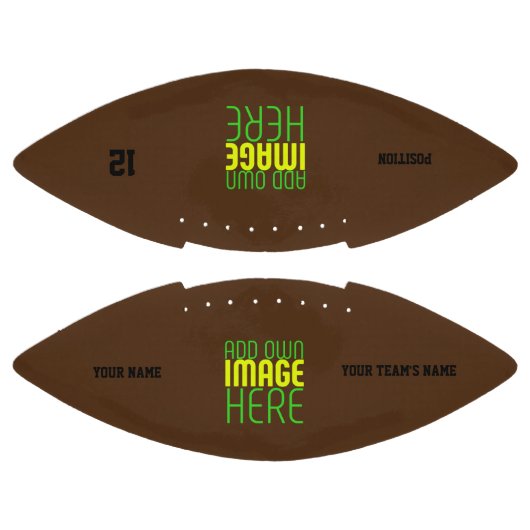 MODERN BEWERKBAAR EENVOUDIG BRUIN AFBEELDING TEKST AMERICAN FOOTBALL (Panelen)