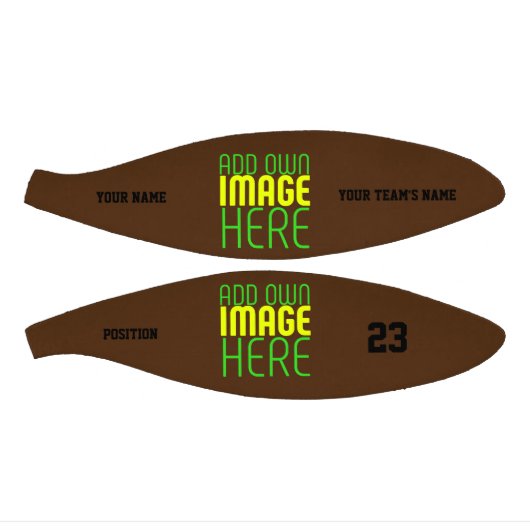 MODERN BEWERKBAAR EENVOUDIG BRUIN AFBEELDING TEKST BASKETBAL (Panelen)