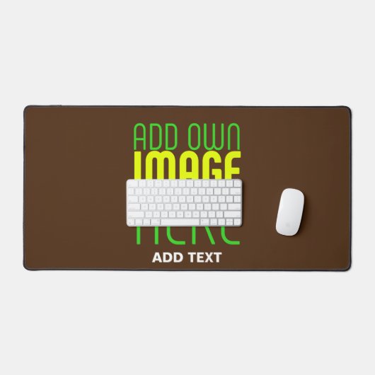 MODERN BEWERKBAAR EENVOUDIG BRUIN AFBEELDING TEKST BUREAUMAT (Keyboard & Muis)