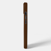 MODERN BEWERKBAAR EENVOUDIG BRUIN AFBEELDING TEKST Case-Mate iPhone CASE (Achterkant / Links)