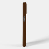 MODERN BEWERKBAAR EENVOUDIG BRUIN AFBEELDING TEKST Case-Mate iPhone CASE (Achterkant / Rechts)