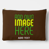 MODERN BEWERKBAAR EENVOUDIG BRUIN AFBEELDING TEKST ETUI (Voorkant)