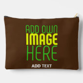 MODERN BEWERKBAAR EENVOUDIG BRUIN AFBEELDING TEKST ETUI (Achterkant)