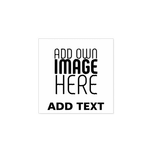 MODERN BEWERKBAAR EENVOUDIG BRUIN AFBEELDING TEKST RUBBERSTEMPEL (Afrduk)