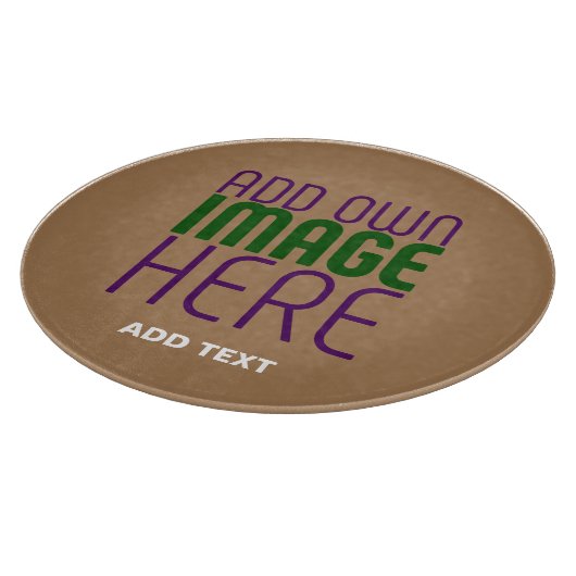 MODERN BEWERKBAAR EENVOUDIG BRUIN AFBEELDING TEKST SNIJPLANK (Hoek)