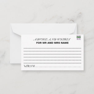 MODERN BEWERKBAAR EENVOUDIG WIT AFBEELDING TEKST S ADVIESKAART