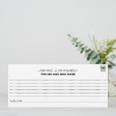 MODERN BEWERKBAAR EENVOUDIG WIT AFBEELDING TEKST S ADVIESKAART (Staand voorkant)