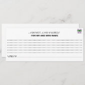 MODERN BEWERKBAAR EENVOUDIG WIT AFBEELDING TEKST S ADVIESKAART (Voorkant / Achterkant)