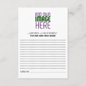 MODERN BEWERKBAAR EENVOUDIG WIT AFBEELDING TEKST S ADVIESKAART (Voorkant)