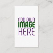 MODERN BEWERKBAAR EENVOUDIG WIT AFBEELDING TEKST S ADVIESKAART (Achterkant)