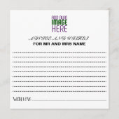 MODERN BEWERKBAAR EENVOUDIG WIT AFBEELDING TEKST S ADVIESKAART (Voorkant)