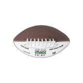 MODERN BEWERKBAAR EENVOUDIG WIT AFBEELDING TEKST S AMERICAN FOOTBALL (Voorkant)