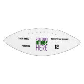 MODERN BEWERKBAAR EENVOUDIG WIT AFBEELDING TEKST S AMERICAN FOOTBALL (Paneel)