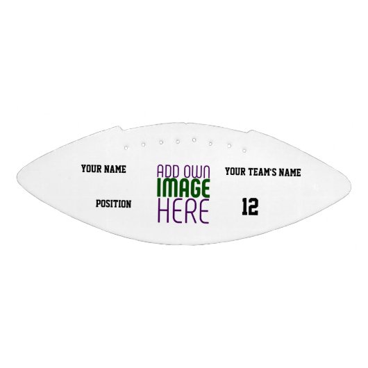 MODERN BEWERKBAAR EENVOUDIG WIT AFBEELDING TEKST S AMERICAN FOOTBALL (Paneel)