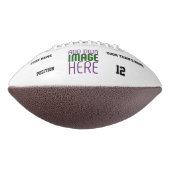 MODERN BEWERKBAAR EENVOUDIG WIT AFBEELDING TEKST S AMERICAN FOOTBALL (Gedraaid 270)