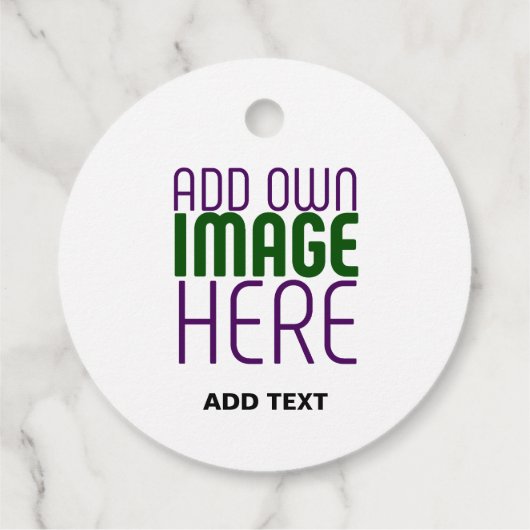 MODERN BEWERKBAAR EENVOUDIG WIT AFBEELDING TEKST S BEDANKJES LABELS (Achterkant)