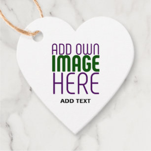 MODERN BEWERKBAAR EENVOUDIG WIT AFBEELDING TEKST S BEDANKJES LABELS