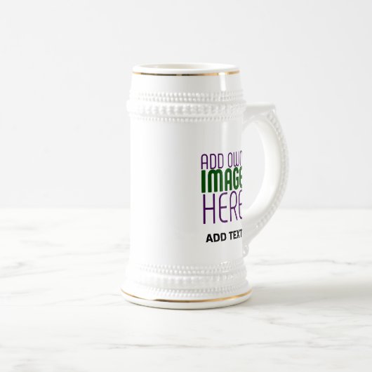 MODERN BEWERKBAAR EENVOUDIG WIT AFBEELDING TEKST S BIERPUL (Voorkant rechts)