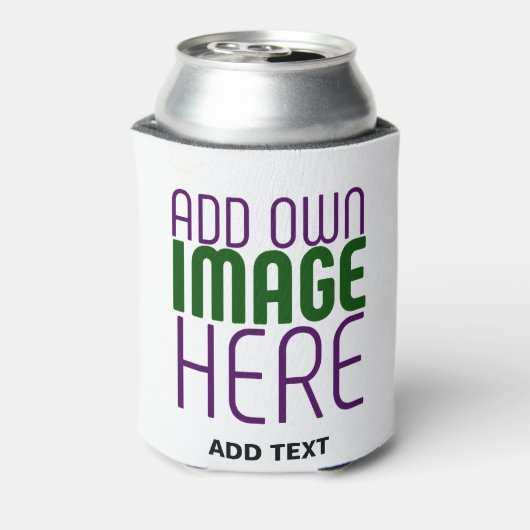 MODERN BEWERKBAAR EENVOUDIG WIT AFBEELDING TEKST S BLIKJESKOELER (Blikje Achterkant)